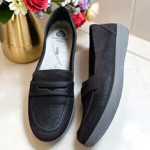 Clarks Charcoal Gray Cloudstepper Ayla Soft Slip-On Loafers Size 9.5 US